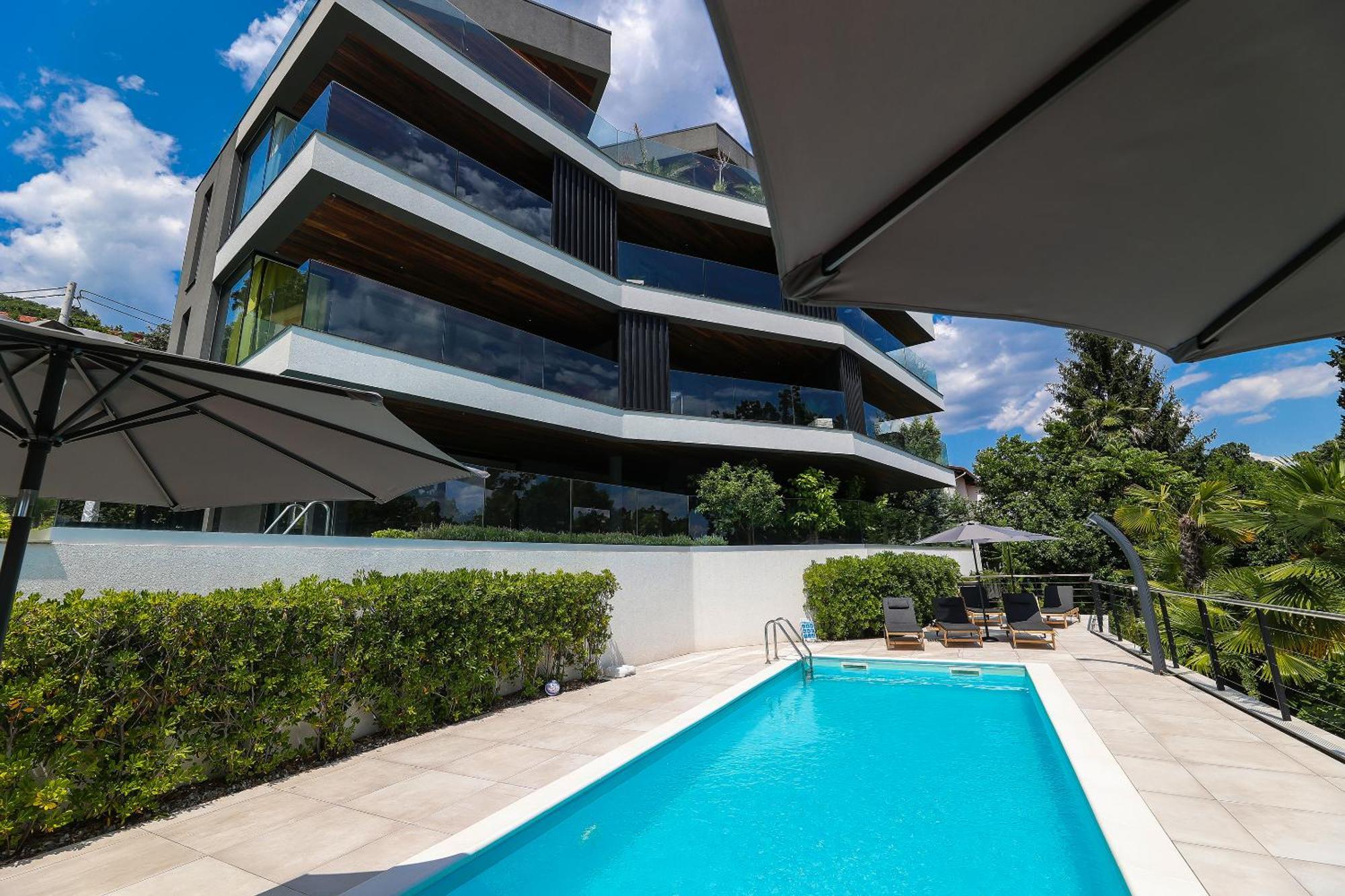 Luxury Twin Apartments Opatija Exterior foto