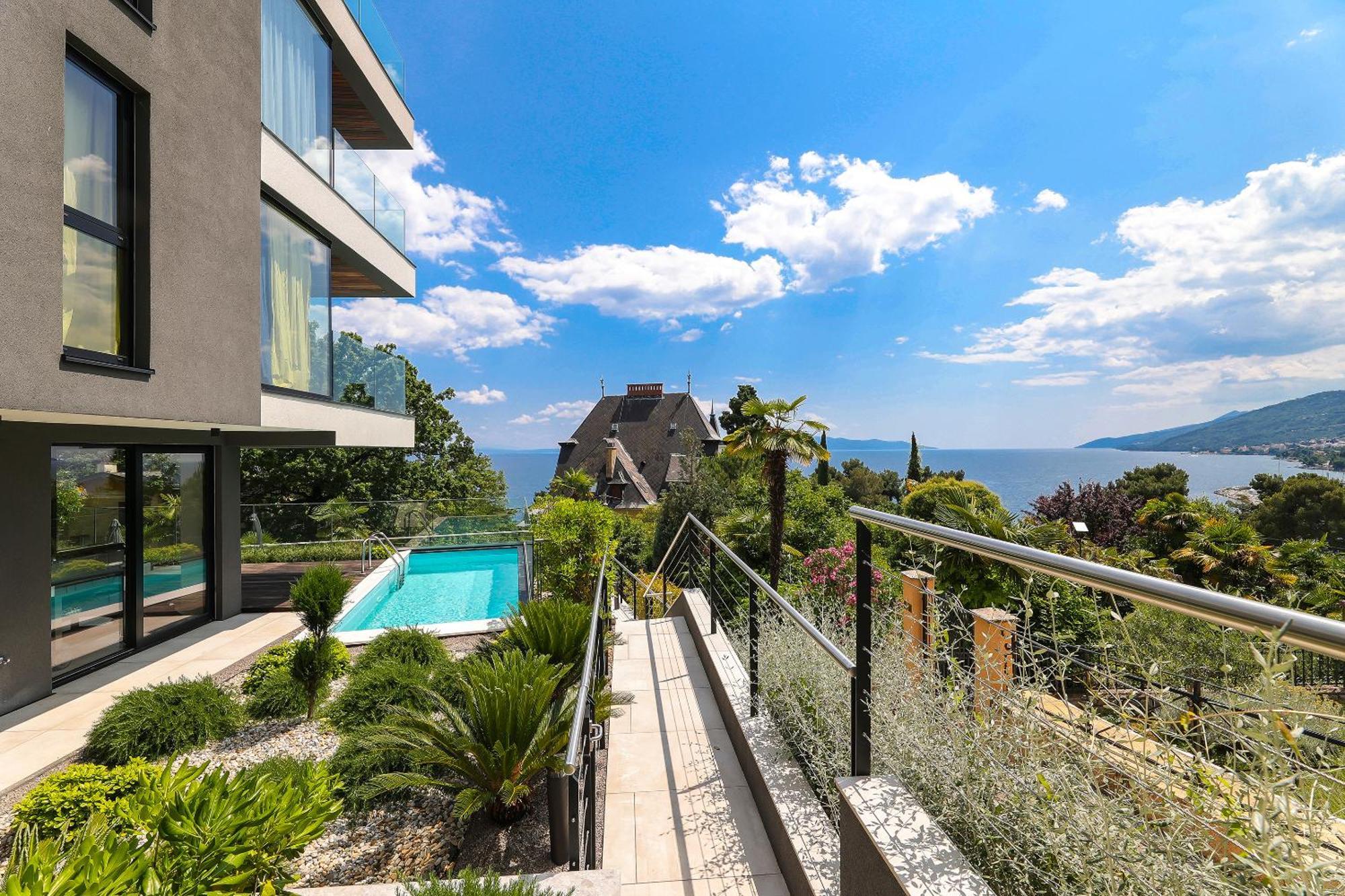 Luxury Twin Apartments Opatija Exterior foto